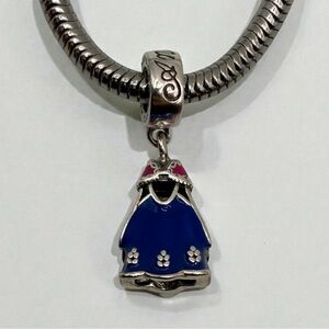 Authentic Pandora Disney Princess Anna Frozen Dress Dangle Charm